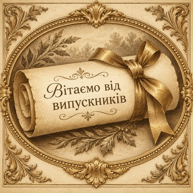 Вітаємо від випускників