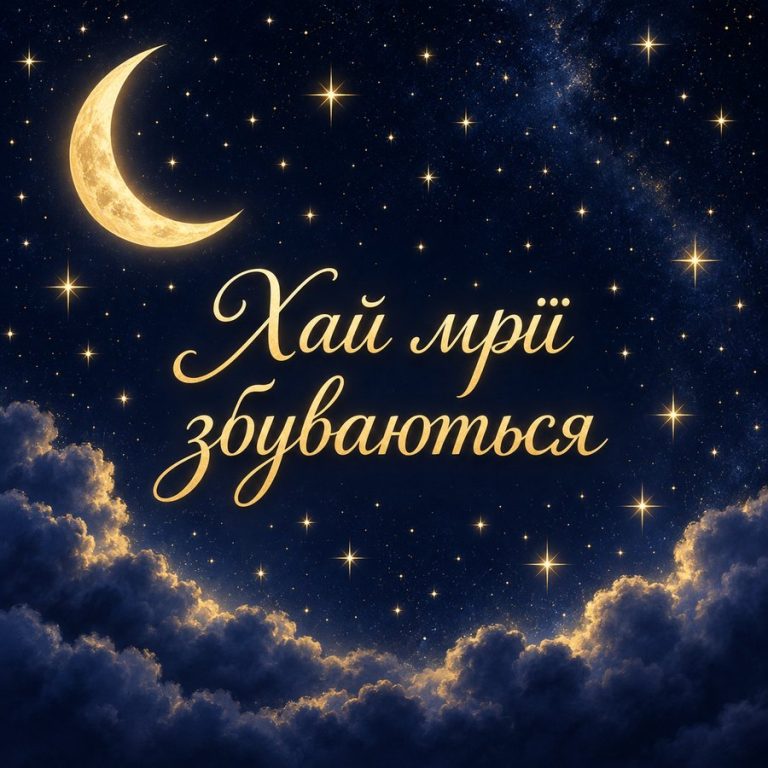 Хай мрії збуваються