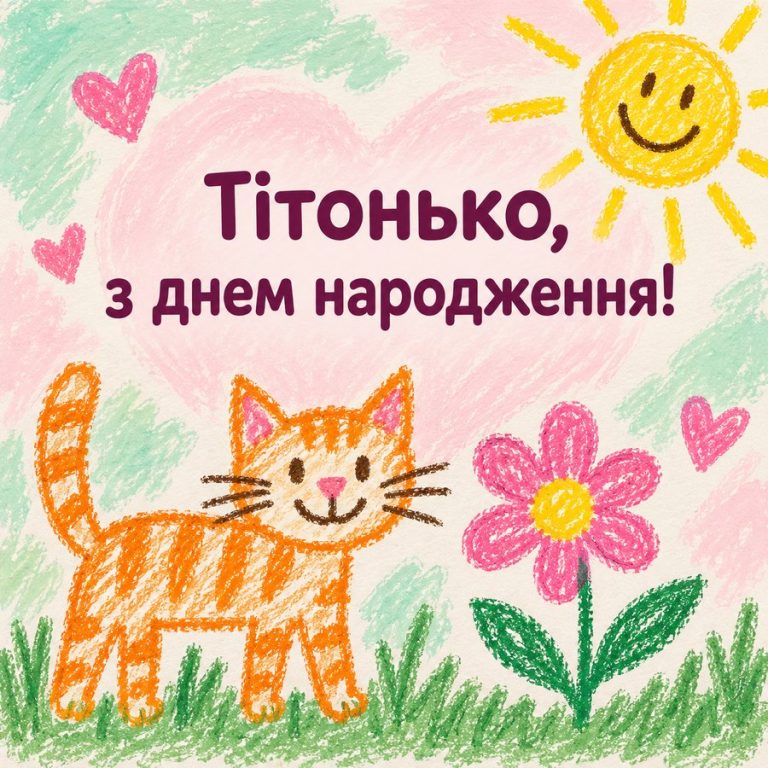 Тітонько, з днем народження!