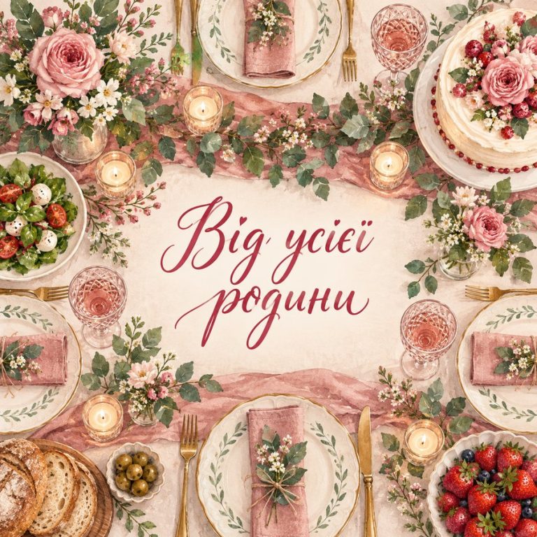 Від усієї родини