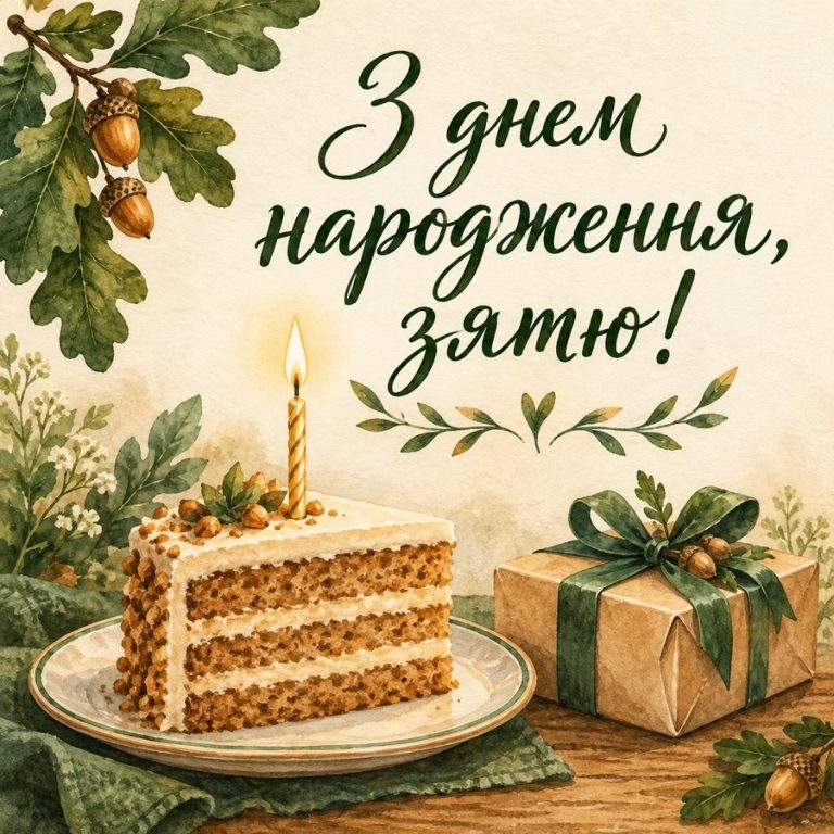 З днем народження, зятю!
