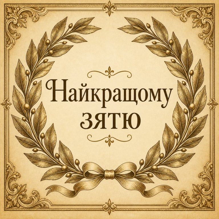 Найкращому зятю