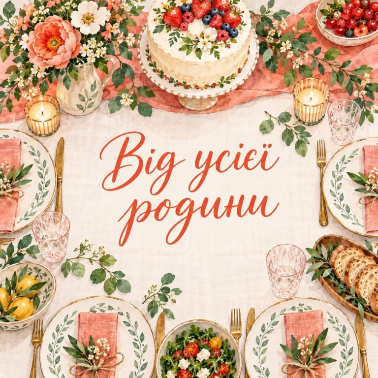 Від усієї родини